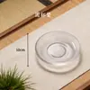 Tapete Isolante Térmico Estilo Japonês, Porta Copo para Chá, Acessórios para Conjunto de Chá Kung Fu de Vidro Cristalino, Suporte para Copo, Bandeja de Chá para Cerimônia do Chá, Base para Xícara de Chá