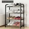 Prateleira de Sapatos Multicamadas Simples Doméstica Econômica Dormitório Entrada À Prova de Poeira Armazenamento Sapateira Montagem Prateleira de Sapatos Pequena