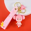 Muñeca de Chicas Anime Mecha Little Pony Llavero de Goma Suave Colgante de Correa de Mano de Dibujos Animados Accesorio para Mochila Escolar Regalo Pequeño Creativo
