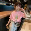Camiseta de Manga Corta para Niños Algodón Puro 2026 Nuevo Estilo Niños Medianos y Grandes Verano Manga Media Ropa para Niños Tops Camisetas Versátiles