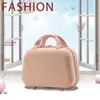 ¡Wow! Estuche de Maquillaje Estilo Japonés Personalizable Set de Regalo Maleta Mini Portátil de 14 pulgadas para Mujeres Se Puede Enganchar al Equipaje