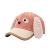 Gorro de Dibujos Animados Estilo Coreano para Bebé Otoño e Invierno Pana Cálida Gorra de Béisbol con Orejitas Lindas Gorra de Pico de Pato para Niños Venta al por Mayor