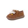Zapatos Birkenstock para Niños 2025 Otoño Nuevos Retro Zapatos Pan de Canguro Zapatos de Cuero Genuino para Niñas Zapatos de Moda para Niños
