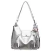 Bolsa Tote Versátil de Gran Capacidad para Viajes Diarios de Mujer Estilo Nuevo Primavera 2026 Textura Simple de Alta Calidad Mochila de Hombro Único