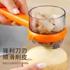 Pelador Multifuncional con Almacenamiento Visible para Uso en la Cocina, Adecuado para Manzanas, Espárragos y Peras, con Compartimento de Almacenamiento Integrado