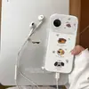 Adecuado para funda de teléfono móvil Huawei Nova15Pro, Diseño divertido de dibujos animados en todo el borde, Modelo nuevo para mujer con tres cabezas de perro