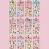 Paquete de Pegatinas Láser DIY de Dibujos Animados, Pegatinas Lindas, Pegatinas de Cristal, Decoraciones de Dibujos Animados para Niños, Tienda de Puesto Callejero, Bloc de Notas