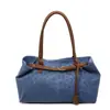 Bolso Tote Esmerilado de Alta Gama para Mujer 2025 Otoño Nuevo Estampado de Leopardo Retro Gran Capacidad de Fácil Acceso Lujo Casual Bolso de Hombro