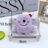 Ins Lindo Dibujo Animado Monstruo de Pelo Broche Monstruo de Felpa Mochila Escolar Accesorios para Llaves Muñeca Bufanda DIY Accesorios Hechos a Mano