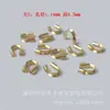 Protetor de Fio em Formato de U Banhado a Ouro 14K Americano Fivela de Ferradura Protetor de Fio para Acabamento DIY Tubo Conector Fivela Acessórios