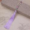 Flor Xiangyun Tassel Orelha Estilo Chinês Hanfu Pressage Franja Pendurada Orelha Flor Pingente Caixa de Presente Iluminação Pingente Pendurado