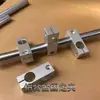 Clipe de Fixação de Liga de Alumínio com Haste Redonda Conector Cruzado Bloco de Conexão Cruzada para Eixo Óptico Bloco de Conexão para Tubo Braçadeira de Eixo Cruzado Suporte de Braçadeira
