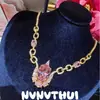 Joyería Dopamina Diamante Rosa de Gran Quilate Gota de Agua Collar con Relieve, Conjunto de Pendientes de Cadena de Piedras Preciosas Rosas de Lujo de Alta Gama