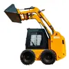 Nuevo Modelo de Minicargadora para Exportación, Cargadora Pequeña para Nivelación de Caminos Municipales, Máquina Minicargadora con Ruedas para Transporte en Obra