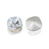 Dongzhou Cristal K9 taladro boutique accesorios de joyería DIY taladro para uñas revestido taladro cuadrado gordo color colorido taladro fondo afilado mayoreo