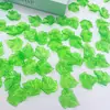Bolsa de material para manualidades DIY con cuentas, material MPS de 24 mm, hojas de uva, cuentas acrílicas, cuentas sueltas