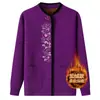 Nueva colección de primavera para mujeres mayores: abrigo estilo Tang engrosado, chaqueta de estilo chino tradicional, ropa de talla grande para abuelas y mujeres mayores