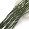 2024 Nuevo Color Dorado Hilo Trenzado de Cuerda de 4 Hilos 5mm DIY Pulsera de Alambre Semi-Terminada Accesorios de Joyería de Cuerda de Cuero