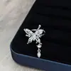 Anillo Abierto de Cadena con Personalidad Mariposa Estilo Francés para Mujer, Diseño de Nicho de Moda con un Toque de Lujo, Moda Minimalista Popular en Internet