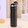 Taza Aislada Tipo Cierre para Adultos, Mujeres Embarazadas, Acero Inoxidable, Hombres y Mujeres, Taza de Agua Portátil Deportiva, Taza de Gran Capacidad, Taza de Agua con Popote