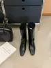 Botas de Mujer de Caña Media Cuadradas Estilo Vintage Otoño/Invierno 2026 Adelgazantes Versátiles Botas de Moda con Tacón de Bloque