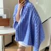Toalla de playa absorbente para natación, dormitorio, moda, terciopelo de burbujas, toalla de baño para parejas, conjunto de tres piezas, gruesa, cálida, sin pelo