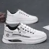 Zapatos de lona para hombre, de moda para verano, zapatillas cómodas y transpirables sin cordones, zapatos deportivos casuales, zapatos blancos de suela gruesa que aumentan la altura