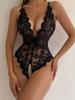 Comércio exterior europeu e americano nova lingerie sexy mulheres abertas renda pijamas sexy one-piece pijamas perspectiva sexy