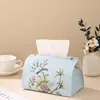 Nova Caixa de Lenços de Alto Padrão, Elegante, Estilo Chinês, para Decoração de Sala de Estar e Sala de Jantar, Caixa de Lenços Clássica para Carro