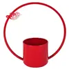 Soporte de Flores de Hierro Forjado, Cesta de Flores Estilo Chino Nuevo con Patrón de Nube, Adecuado para Regalar, Arreglos Florales y Celebraciones de Año Nuevo, Ideal para Visitas de Año Nuevo y Exhibiciones Florales