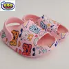 Sandalias de verano para niños, estampado de dibujos animados, estilo ligero de EVA, pantuflas para interior y exterior, BE311