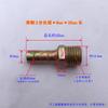 Hierro color galvanizado pagoda de alambre exterior boquilla de agua conector pagoda de hierro 2 3 4 6 1 pulgada conector para tubería de agua 8 10 12 16