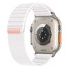 Adecuado para Correa de Reloj Apple Iwatch11, Correa de Nylon con Velcro Patrón de Onda Wild Trail Loop Ultra3/Se