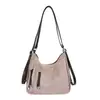 Bolso retro elegante y práctico de gran capacidad para ir al trabajo, nuevo bolso de hombro casual para mujer, bolso cruzado y mochila