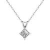 Collar de Plata de Ley 925 de Amazon para Mujer, Accesorio de Cadena para Clavícula, Colgante Estilo Japonés de Moissanita, Collar de Moissanita Estilo Japonés