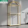 Prateleira de loja de lingerie sutiã display de underwear armário cabides de loja de roupas de dormir suporte de armazenamento multifuncional dourado armário de amostras