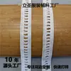 Bilateral encaje de borde de encaje tejido con hilo de algodón pequeño encaje DIY hecho a mano ropa accesorios para el cabello accesorios de tela outlet de fábrica
