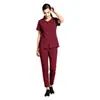 Nueva Ropa de Trabajo Médica de Manga Corta Transfronteriza, Uniformes de Hospital para Pacientes Externos, Uniformes Médicos Duraderos para Especialidades Bucales