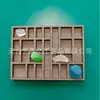 Estante Transfronterizo para Minúsculos Adornos Imán para Refrigerador Estante de Madera para Miniaturas de Joyería Almacenamiento de Muestras Minerales