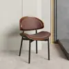 Silla de Comedor Estilo Italiano Vintage para Uso en Casa, Silla Eames de Lujo Ligero con Respaldo, Madera Maciza, Adecuada para el Hogar o la Oficina, Retro, No Requiere Ensamblaje
