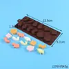 Formas de Bolo Múltiplas Meia de Natal Árvore Boneco de Neve Formas de Silicone Bolo Pudim Chocolate Sobremesa Formas