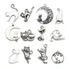 Paquete Mixto de 100 Piezas de Lindos Accesorios de Esmalte para Manualidades de Gato Llavero Pendientes Pulsera Colgantes para Collar Venta Caliente Transfronteriza