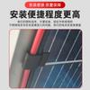 Ensamblaje de Panel Solar Accesorios Fotovoltaicos Abrazadera de Línea Ortográfica de 4 Cuadrados Hebilla de Plástico Abrazadera Fija para Línea Abrazadera de Drenaje de Agua y Lodo