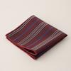 Fábrica en stock al por mayor toalla de bolsillo para traje a rayas retro profesional de negocios cuadrado jacquard coreano azul marino