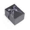 Nueva caja de regalo de joyería con lazo creativo, cubierta de cielo y tierra de alta calidad con almohada, caja cuadrada, caja de embalaje de joyería al por mayor