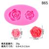 Camelia rosa silicona azúcar pastel hornear postre DIY gota goma aromaterapia yeso coche colgante decoración