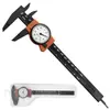 Paquímetro de mostrador plástico métrico 0-150mm, paquímetro de mostrador plástico 0-6" polegadas, paquímetro de plástico