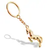 Pingente Chaveiro Cavalo Dourado, Decoração para Carro e Bolsa, Chaveiro Presente Personalizável Atacado