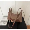 Bolso Retro de Piel Aceitada de Alta Gama para Mujer 2026 Nueva Moda Versátil Bolso de Axila Simple para el Trabajo Diario Bolso de Hombro Cruzado