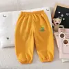 Pantalones Deportivos de Verano para Niños de Nuevo Estilo Primavera y Otoño Pantalones Casuales Pantalones de Chándal para Niños y Niñas Estilo Coreano Pantalones para Exteriores
